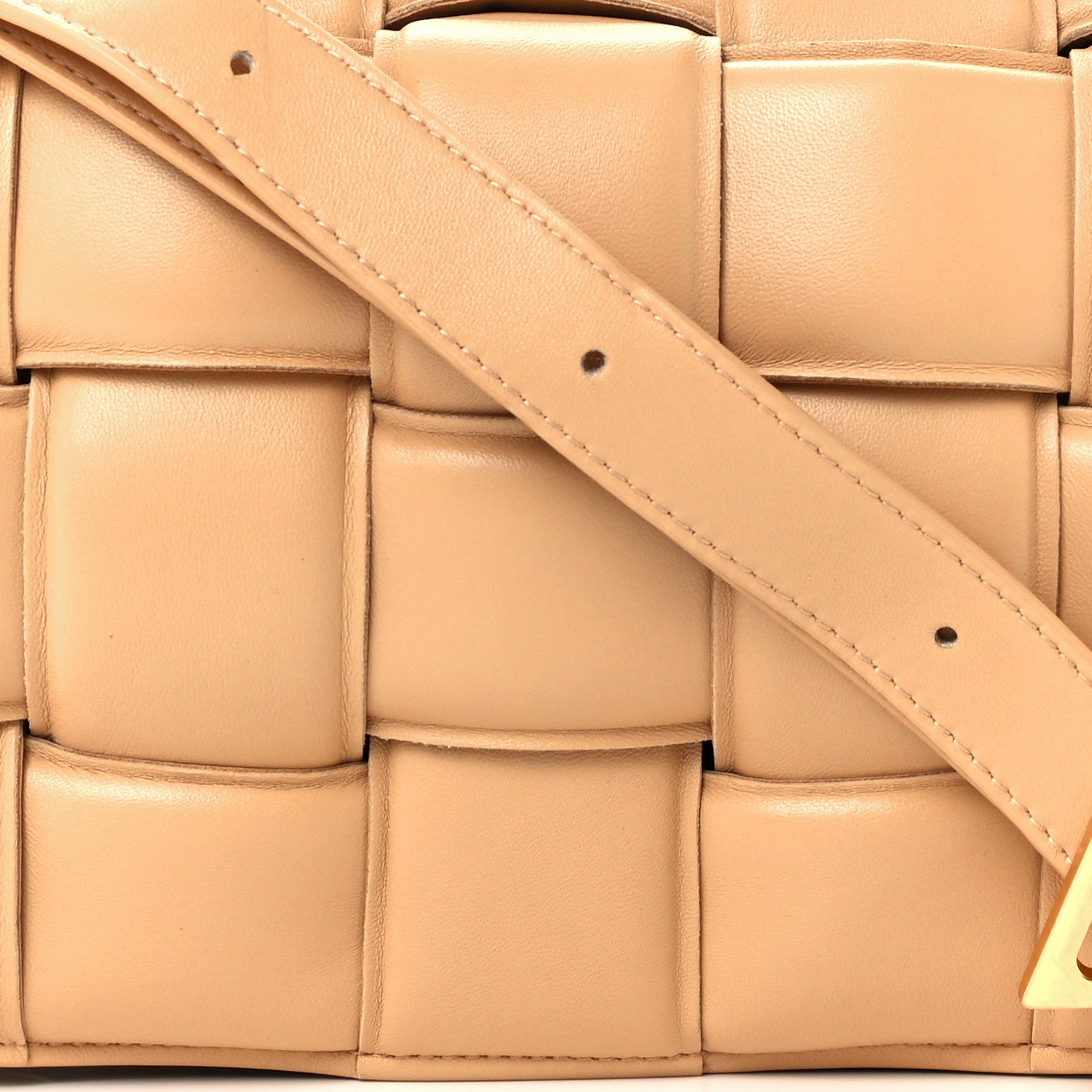 Bottega Veneta Nappa Maxi Intreccio Padded Cassette Crossbody Bag Almond 10 of 12