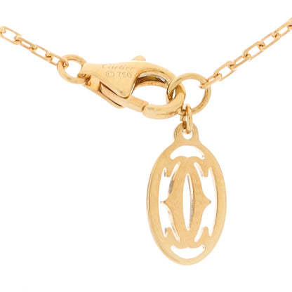 Cartier 18K Yellow Gold Diamond LM D'Amour Pendant Necklace 3 of 3