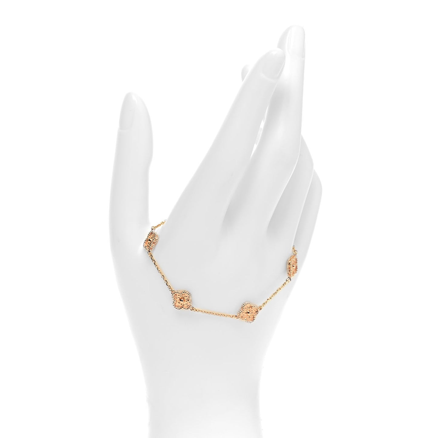 18K Rose Gold 6 Motifs Sweet Alhambra Bracelet