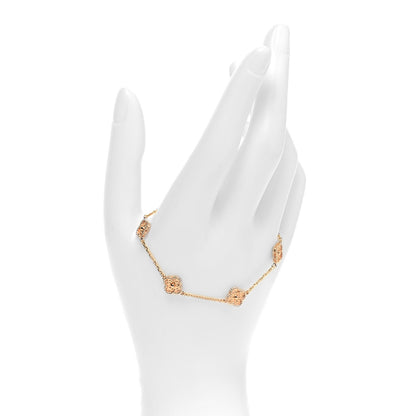 Van Cleef & Arpels 18K Rose Gold 6 Motifs Sweet Alhambra Bracelet 2 of 6