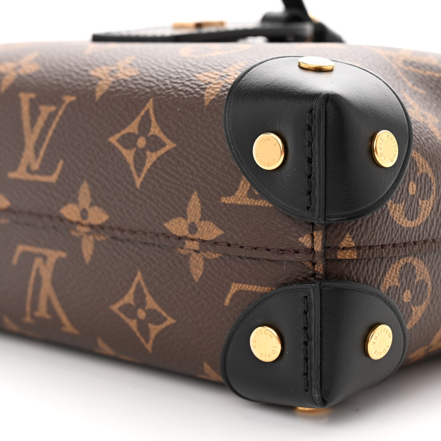 Louis Vuitton Monogram Petite Malle Souple Black 9 of 10
