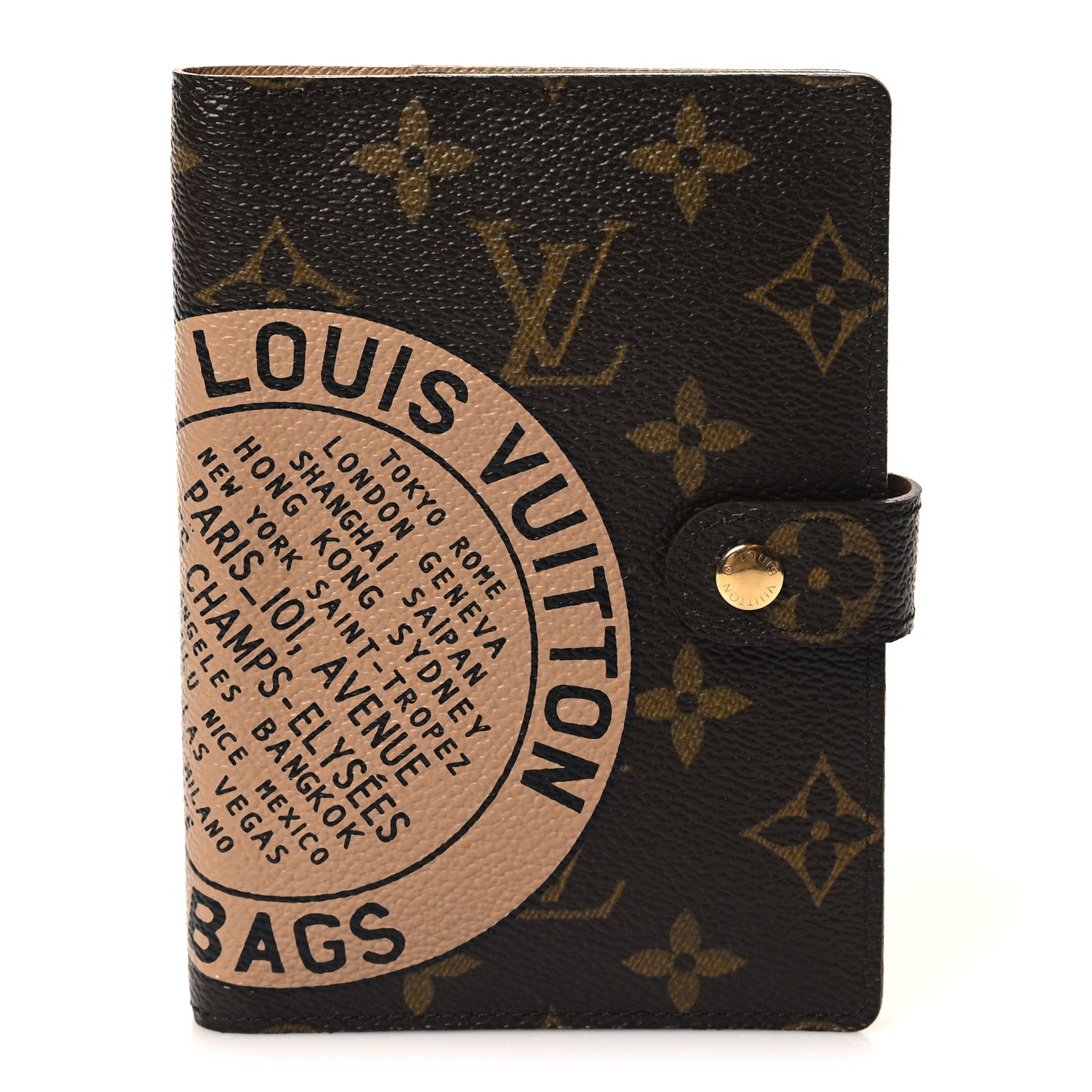 Louis Vuitton Monogram Complice Trunks and Bags Small Ring Agenda Cover Beige 1 of 8