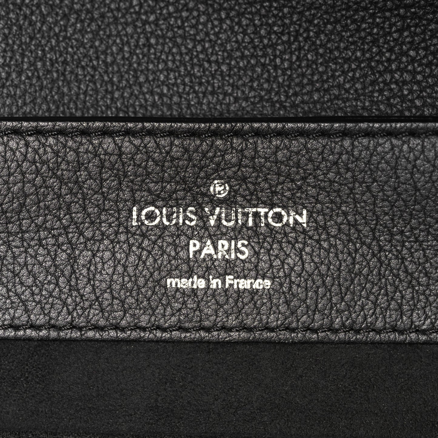 Calfskin Lockme Backpack Black