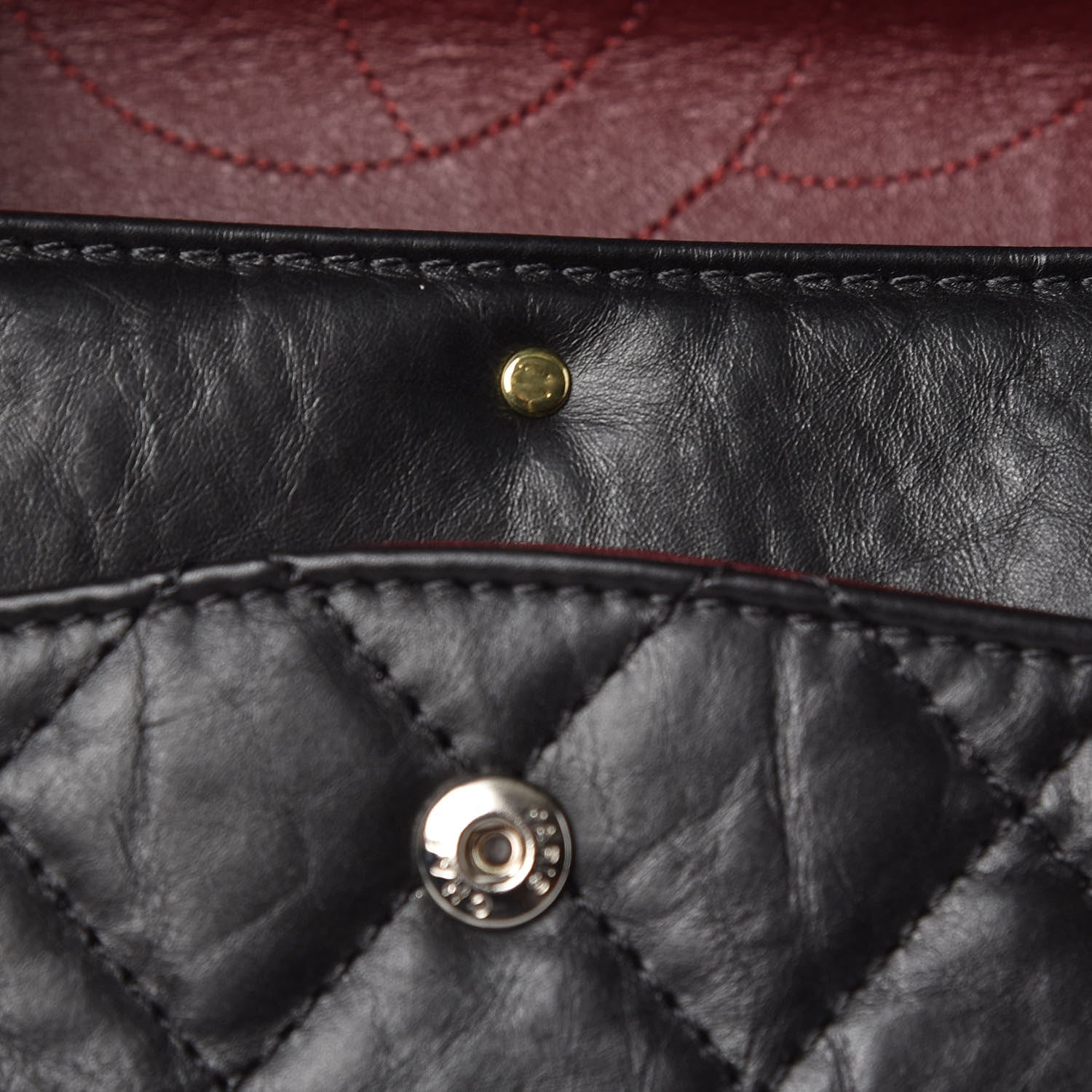 Chanel Aged Calfskin Quilted 2.55 Reissue 227 Flap Black 11 of 11