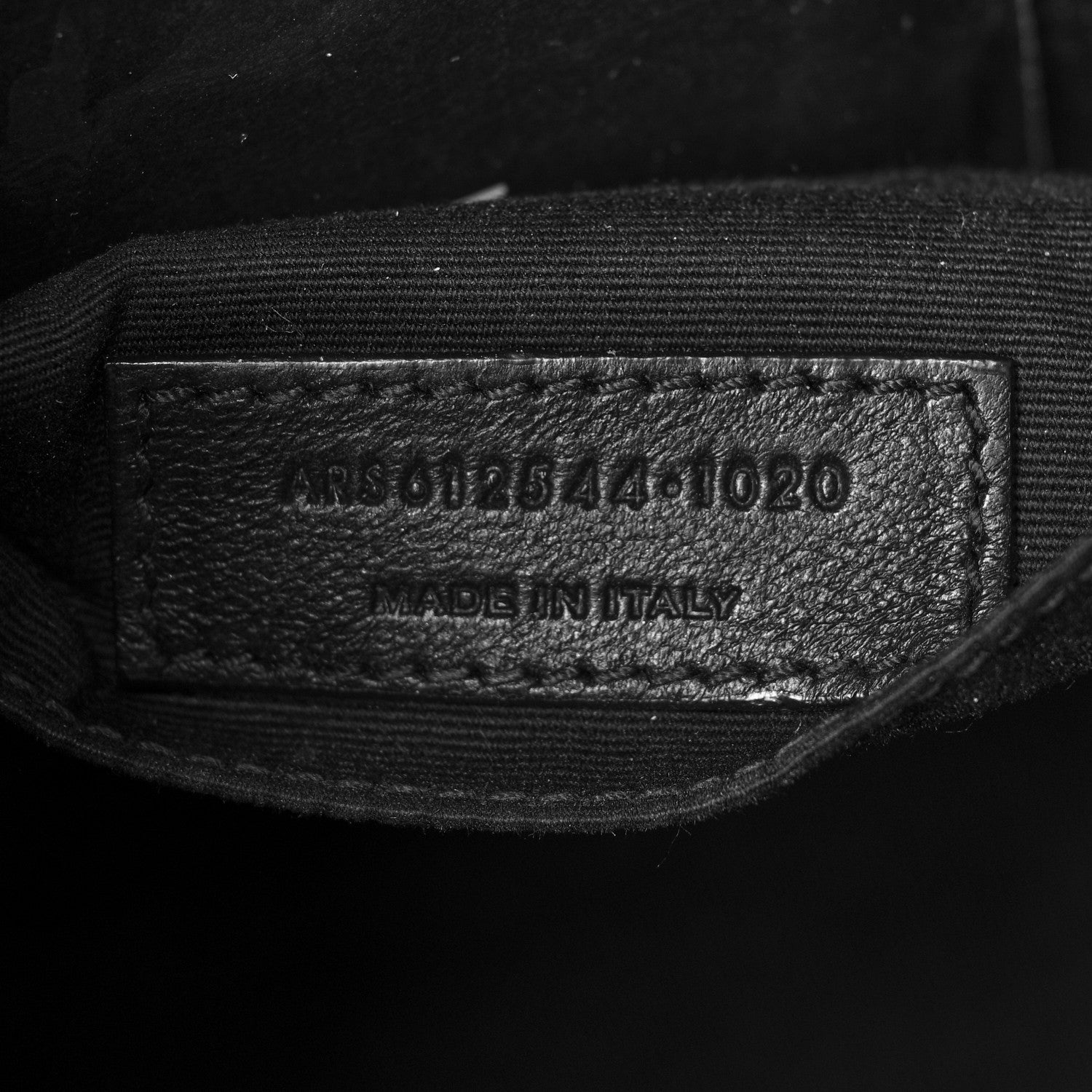 Saint Laurent Calfskin Matelasse Monogram Lou Camera Bag Black 6 of 9