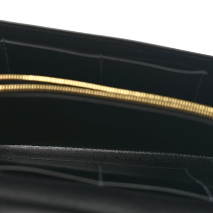 Hermes Box Kelly Wallet To Go Black 4 of 12