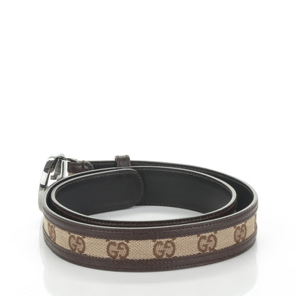 Gucci Monogram Interlocking G Belt 80 32 Dark Brown 3 of 7