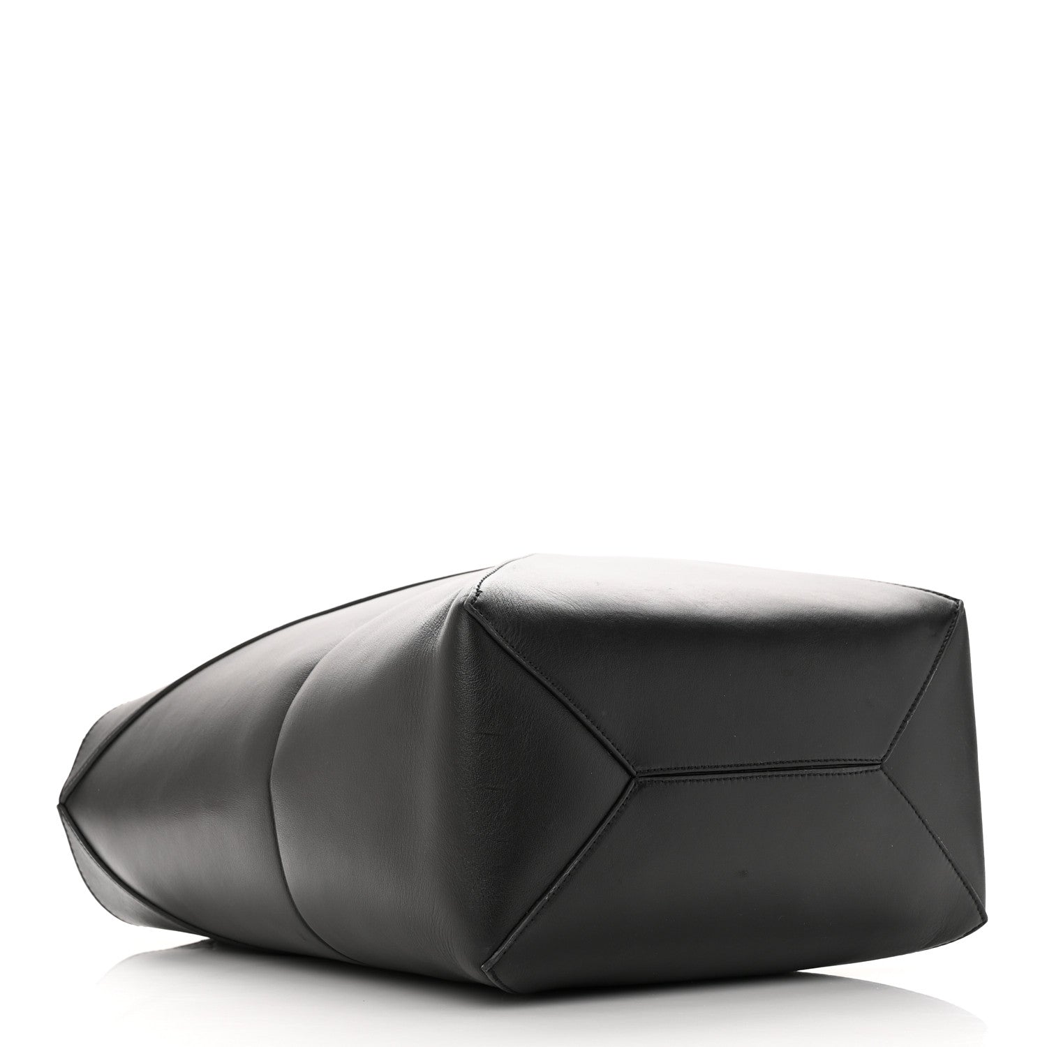 Loewe Shiny Calfskin Medium Puzzle Fold Tote Black 4 of 14