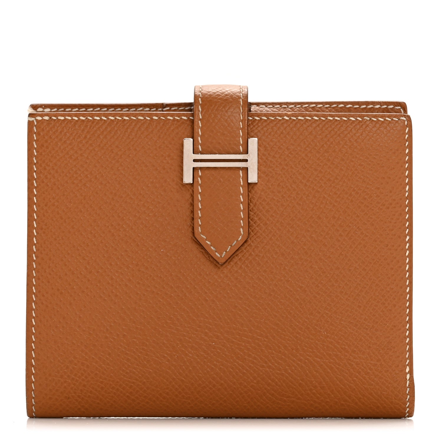 Hermes Epsom Bearn Compact Wallet Gold 1 of 9