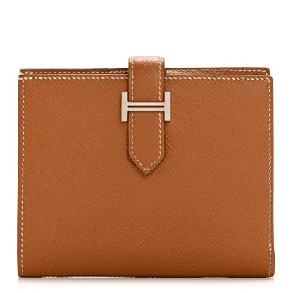 Hermes Epsom Bearn Compact Wallet Gold 1 of 9
