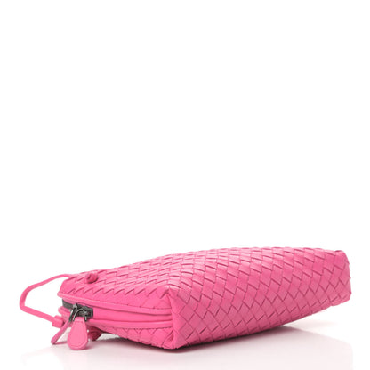 Bottega Veneta Nappa Intrecciato Nodini Bag Shock Pink 5 of 12
