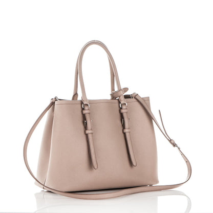 Prada Saffiano Cuir Medium Double Handle Tote Cammeo 3 of 6