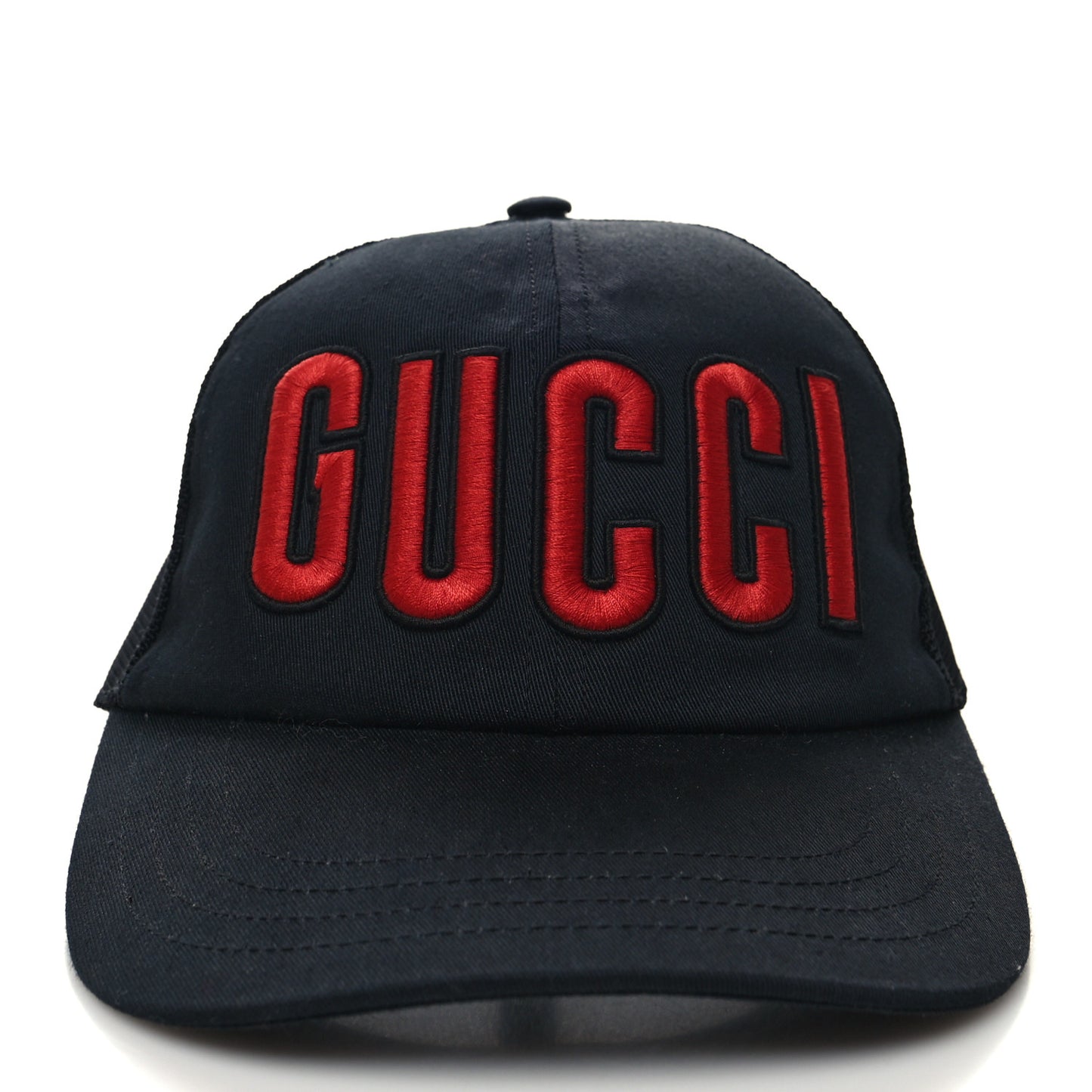 Logo Patch Baseball Hat XS Black Red
