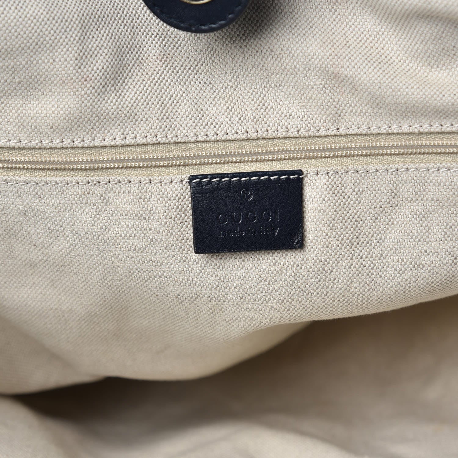 Gucci Monogram Calfskin Large Sukey Tote Beige Blue 6 of 10