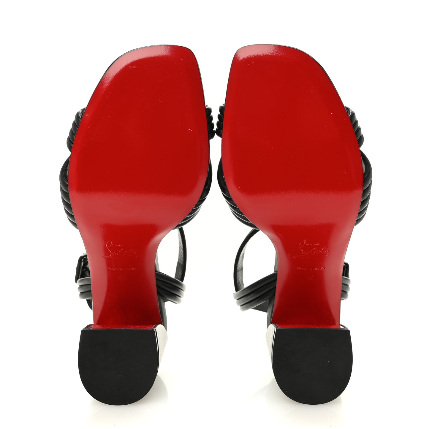 Nappa Manola 85 Sandals 39 Black