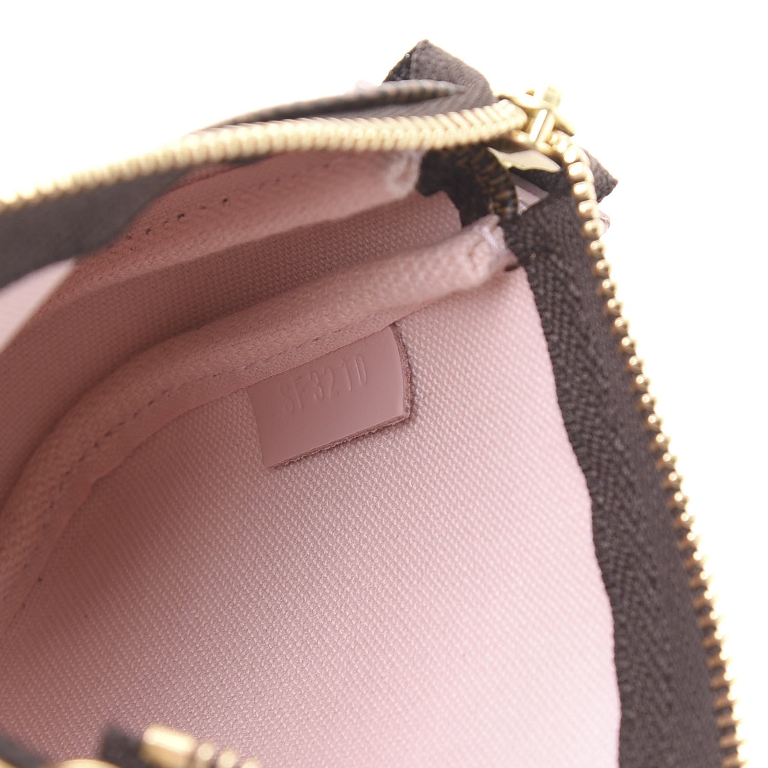 Louis Vuitton Damier Ebene 2020 Christmas Animation Big Wheel Mini Pochette Accessories Rose Ballerine 8 of 10