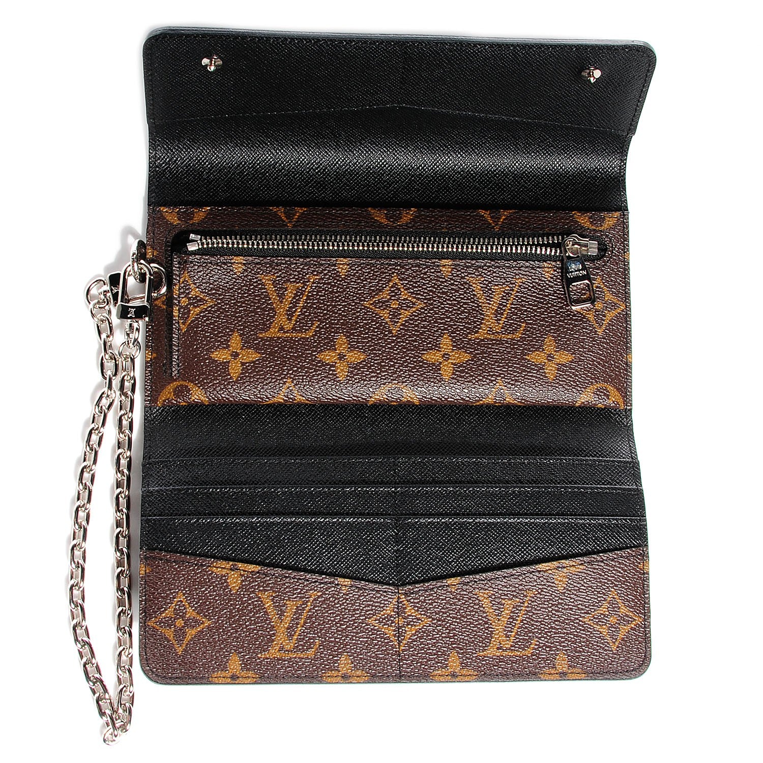 Louis Vuitton Monogram Macassar Long Wallet 5 of 8