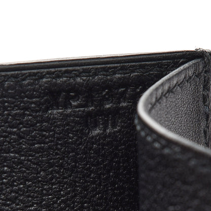 Hermes Shiny Porosus Crocodile Evergrain Kelly Depeches Touch 36 Black 7 of 16