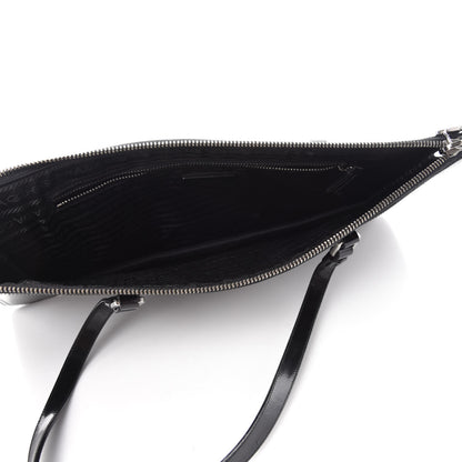 Prada Spazzolato Shoulder Bag Black 5 of 14