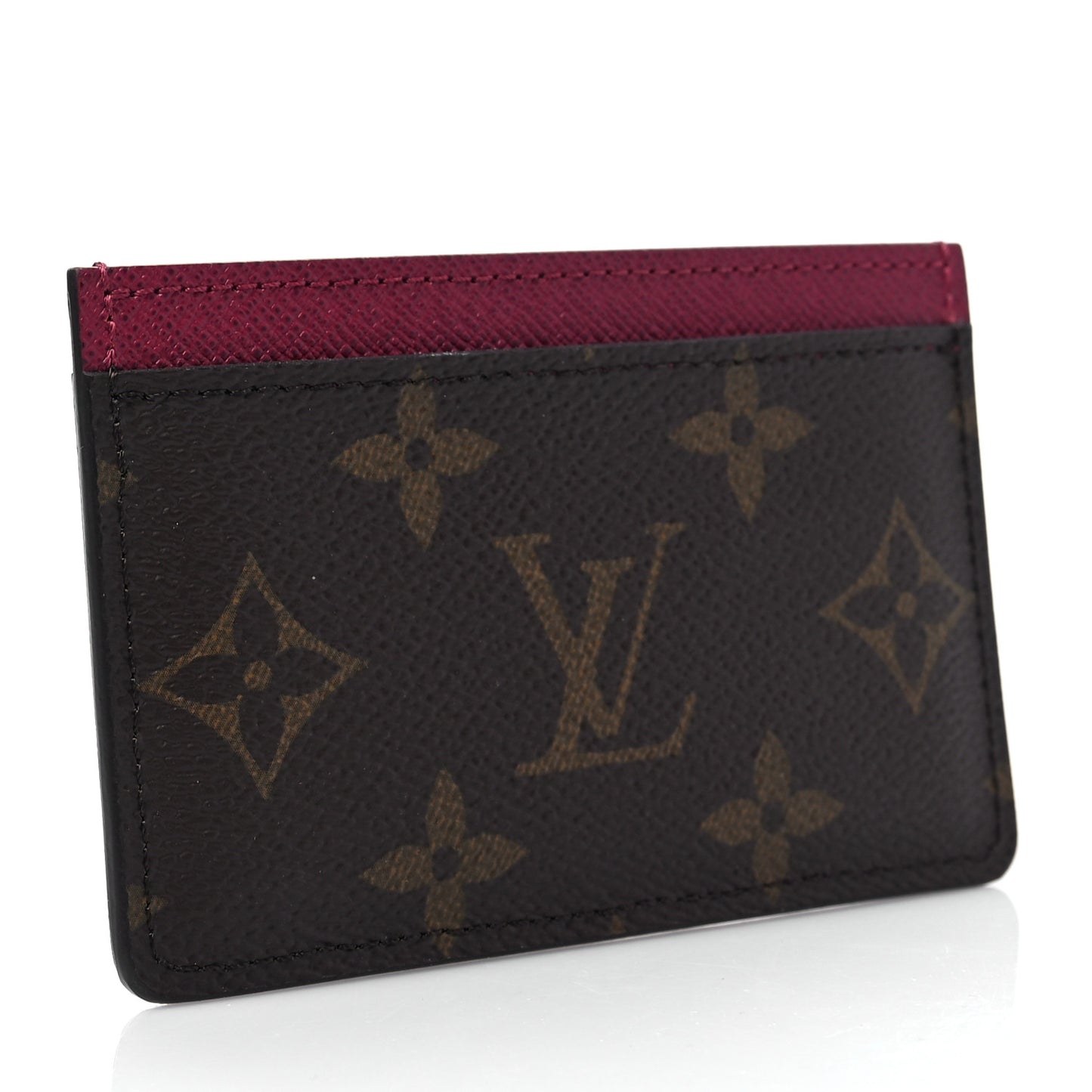 Monogram Card Holder Fuchsia