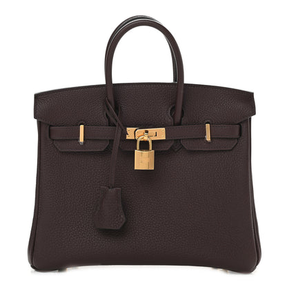 Hermes Togo Birkin 25 Rouge Sellier 1 of 9
