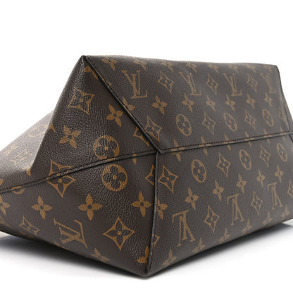 Louis Vuitton Monogram Flower Hobo Black 9 of 10