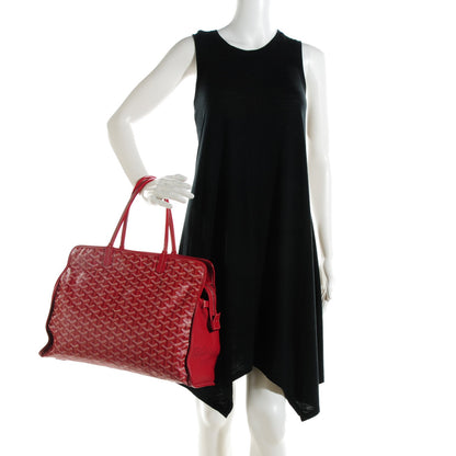 Goyard Goyardine Sac Hardy Pet Carrier PM Red 2 of 15