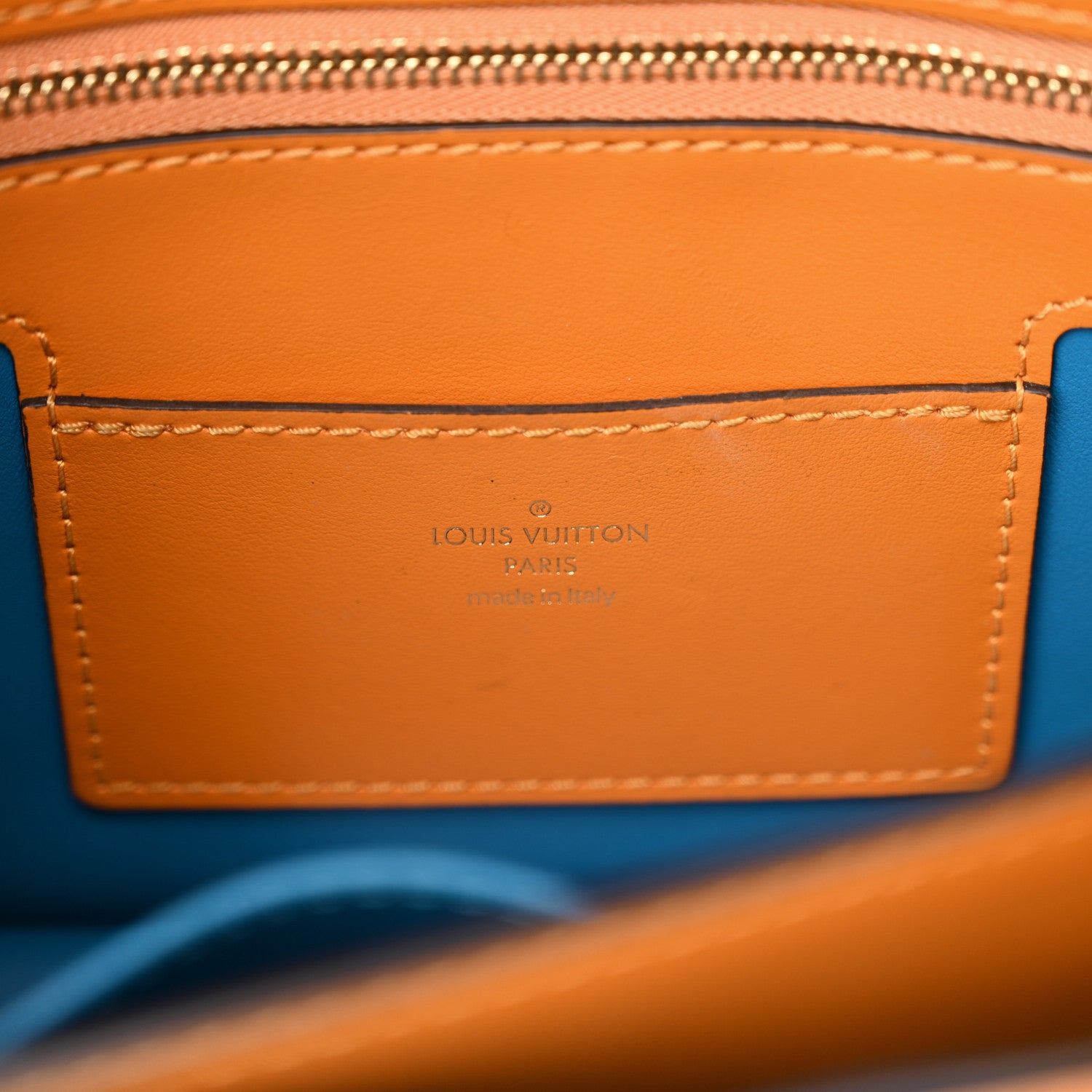 Louis Vuitton Smooth Calfskin LV Pont 9 Summer Gold 5 of 8