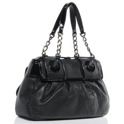 Fendi Nappa Patent B Bag Black 3 of 8