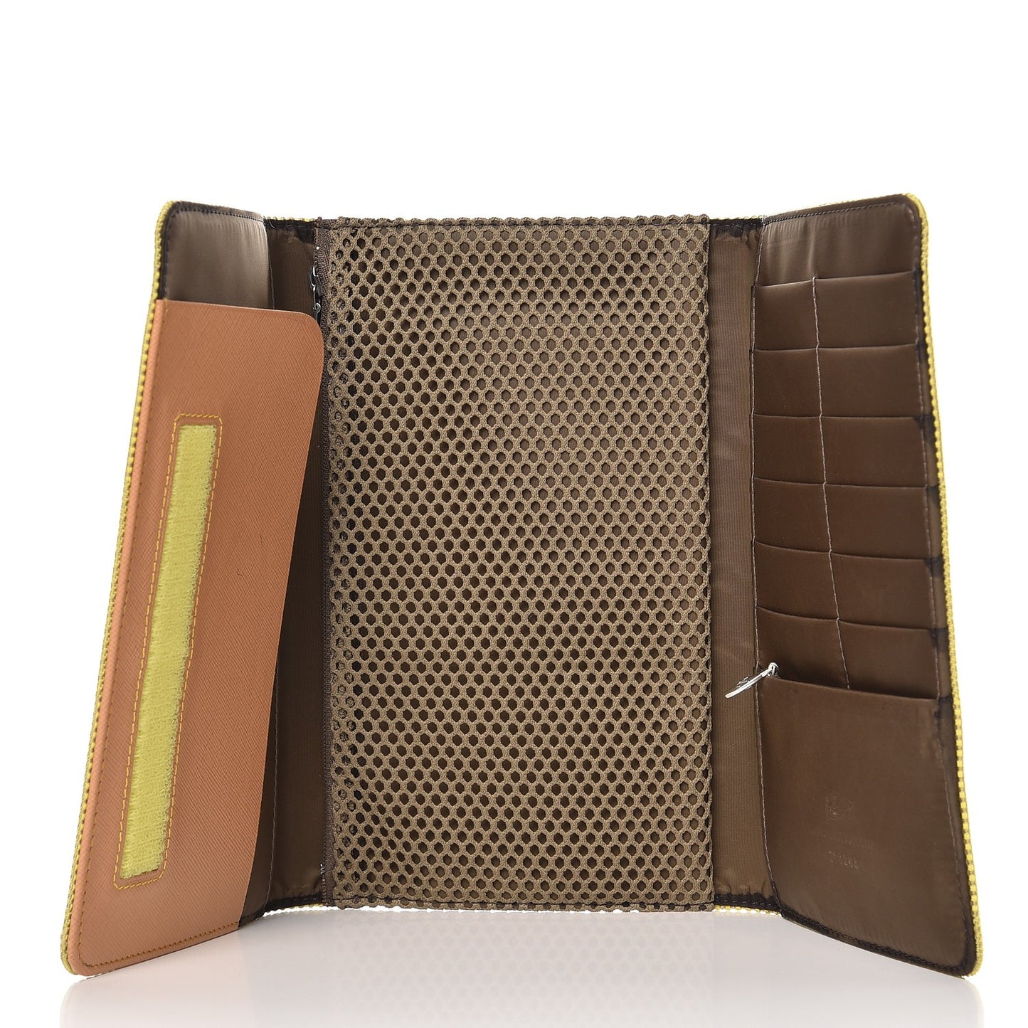 Damier Geant Americas Cup Organizer Wallet Yellow