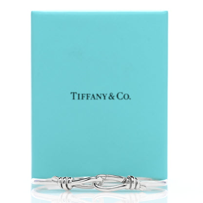 Tiffany Sterling Silver Paloma Picasso Knot Hinged Bangle Bracelet 4 of 4