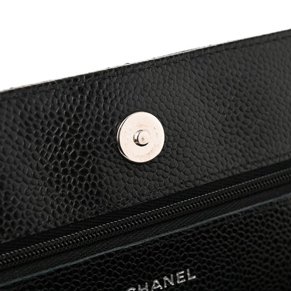 Chanel Caviar Quilted Wallet on Chain WOC Black 12 of 12