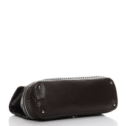 Chanel Calfskin Large Expandable Flap Bag Brown 4 of 10