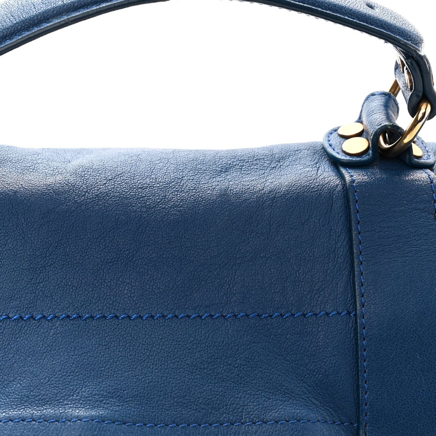 Lambskin Medium PS1 Satchel Blue