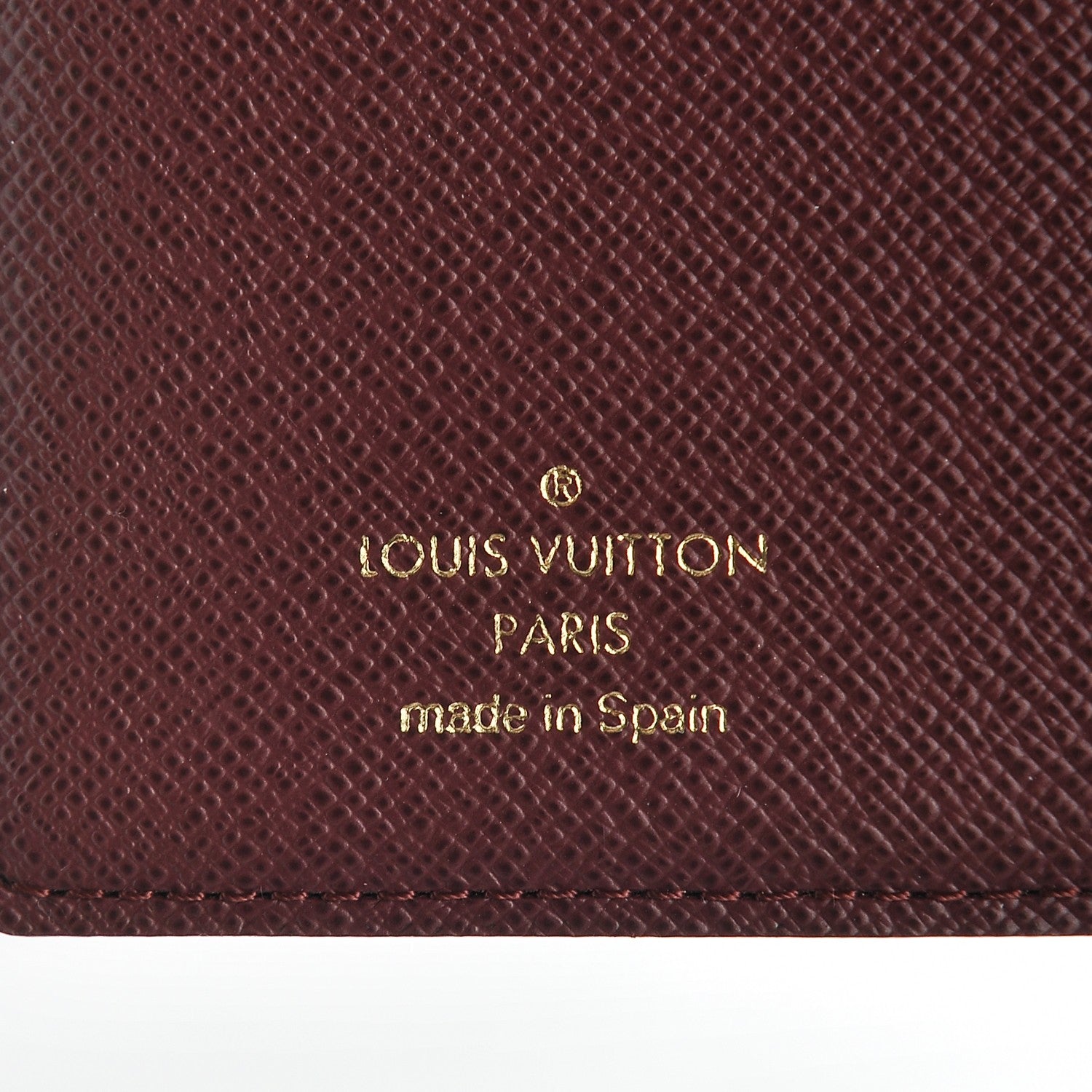 Louis Vuitton Damier Ebene Valise Small Ring Agenda Cover 6 of 6
