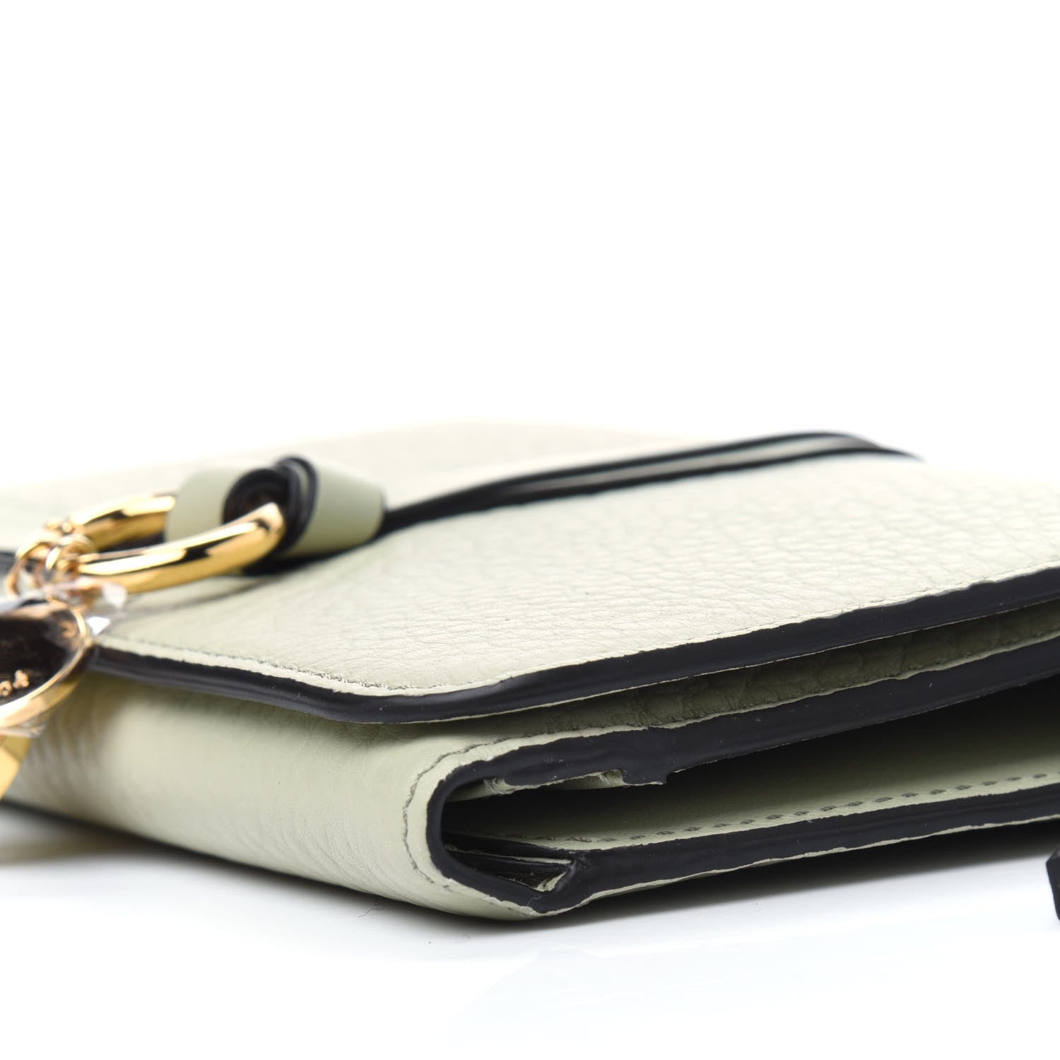 Chloe Calfskin Alphabet Compact Wallet Light Eucalyptus 12 of 16