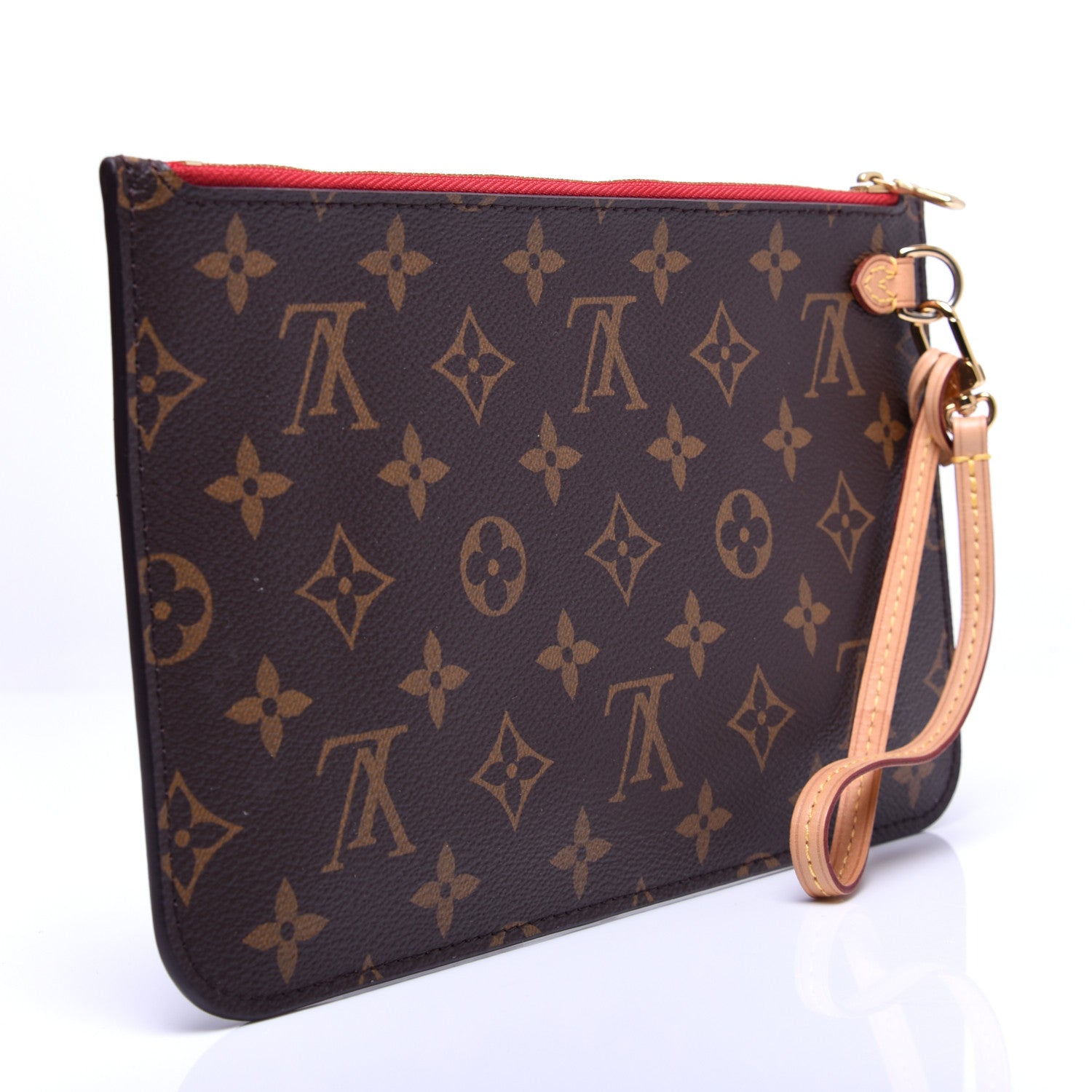 Louis Vuitton Monogram Neverfull MM GM Pochette Cherry 3 of 10