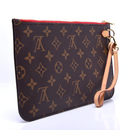 Louis Vuitton Monogram Neverfull MM GM Pochette Cherry 3 of 10