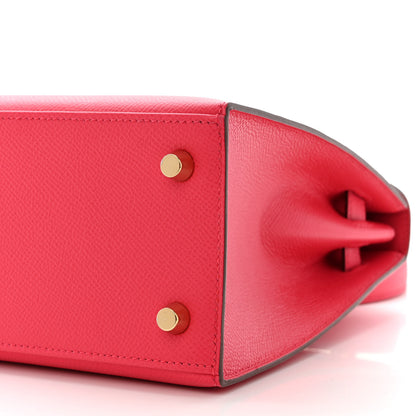 Hermes Epsom Kelly Sellier 25 Rose Extreme 10 of 11