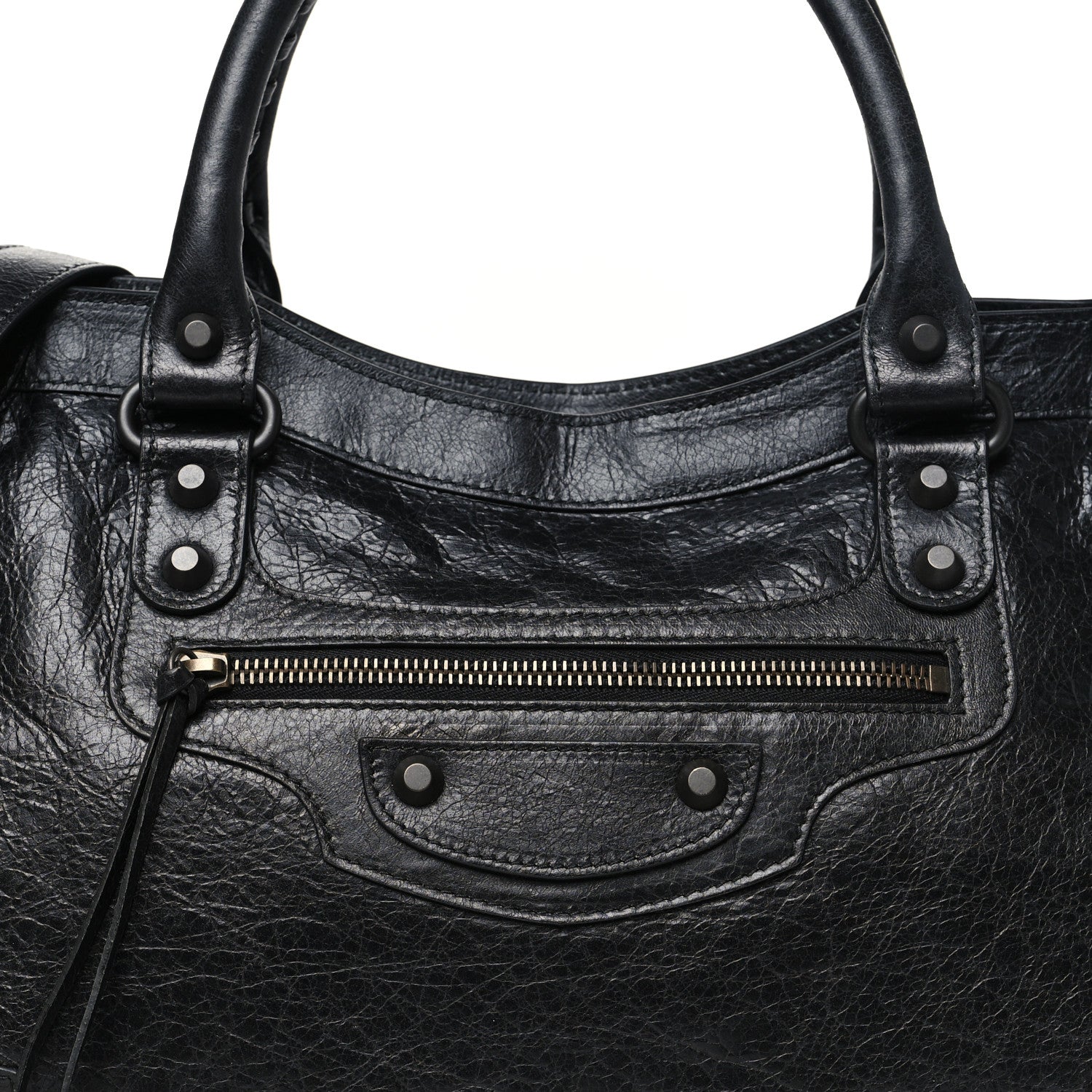 Balenciaga Arena Lambskin Classic Hardware Medium Le City Black 8 of 10