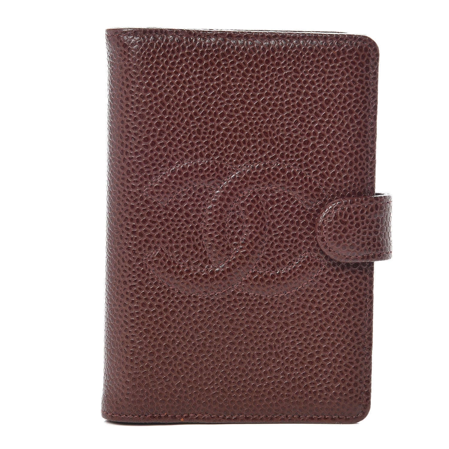 Chanel Caviar CC Mini Ring Agenda Planner Brown 1 of 8