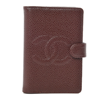 Chanel Caviar CC Mini Ring Agenda Planner Brown 1 of 8