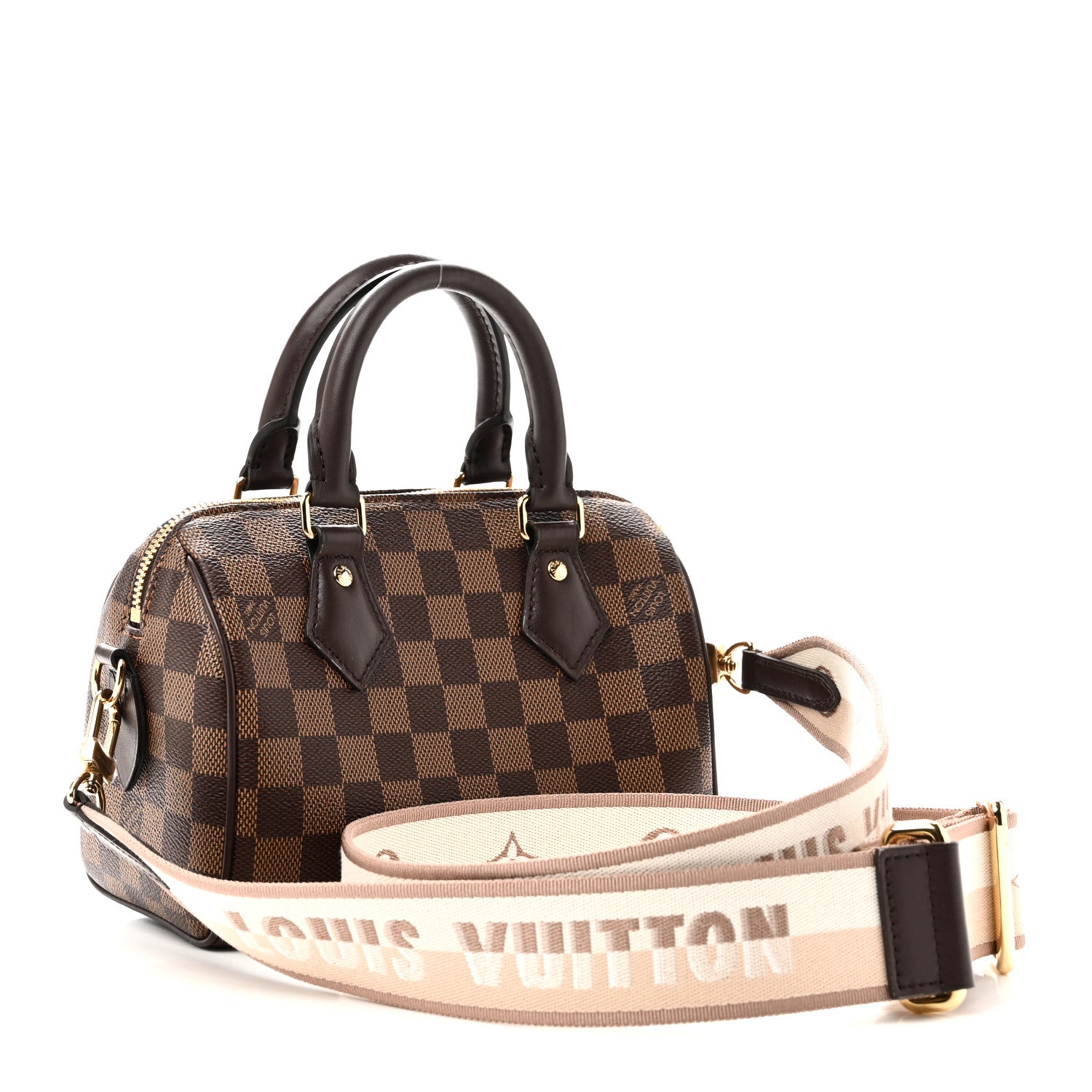 Louis Vuitton Damier Ebene Speedy Bandouliere 20 3 of 10
