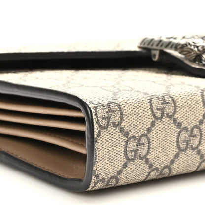 Gucci GG Supreme Monogram Mini Dionysus Chain Wallet Beige Taupe 8 of 10
