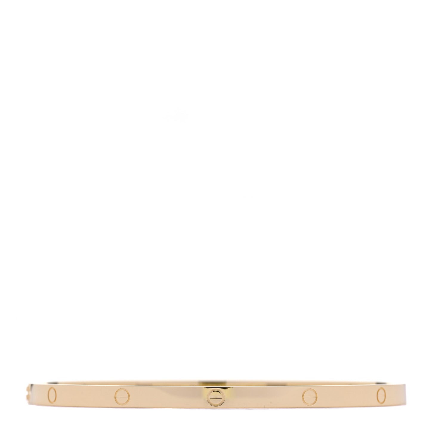 18K Yellow Gold Small LOVE Bracelet 19