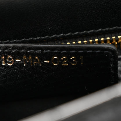 Christian Dior Calfskin Cannage Small Caro Bag Black 7 of 11