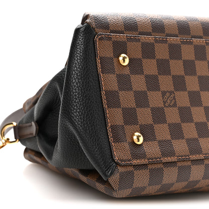 Louis Vuitton Cuir Taurillon Damier Ebene Normandy Black 9 of 10