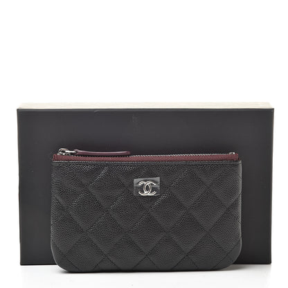 Chanel Caviar Quilted Small Cosmetic Case Black 8 of 8