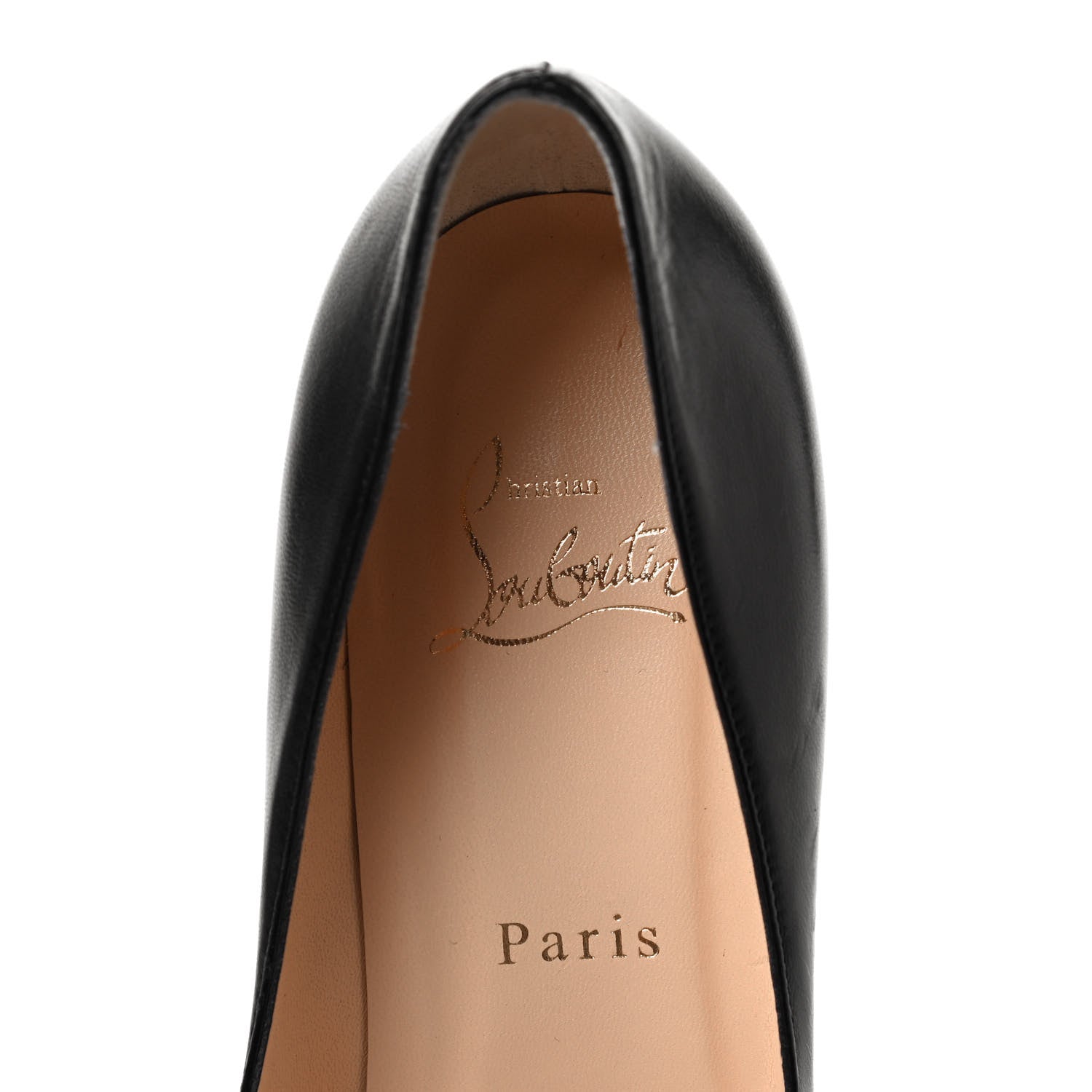 Christian Louboutin Kid Piou Piou 85 Pumps 39 Black 6 of 7