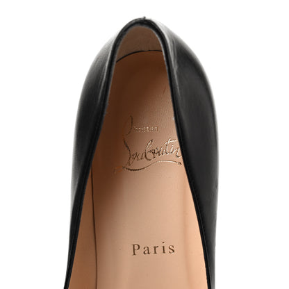 Christian Louboutin Kid Piou Piou 85 Pumps 39 Black 6 of 7